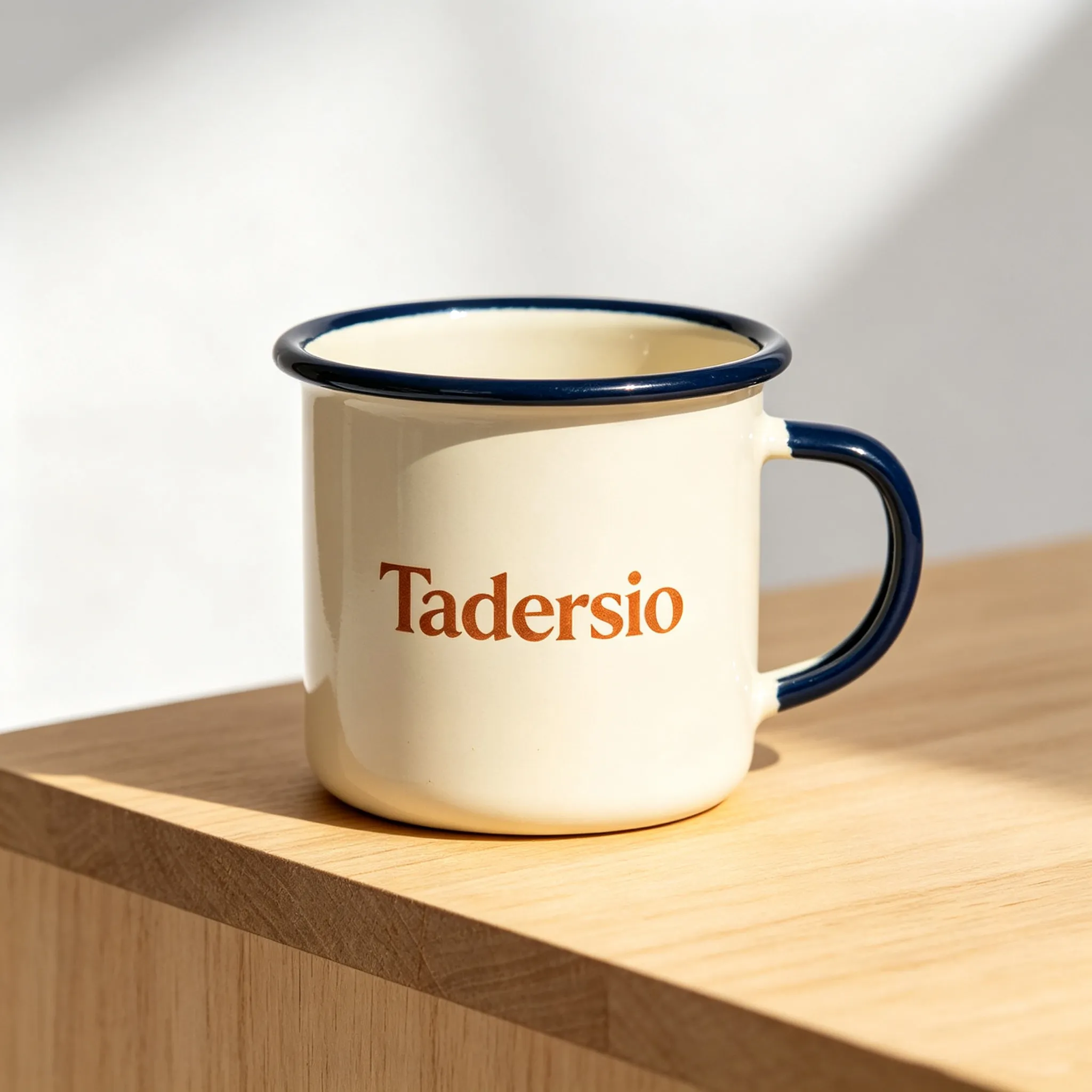 Tadersio Retro Enamel Camping Mug